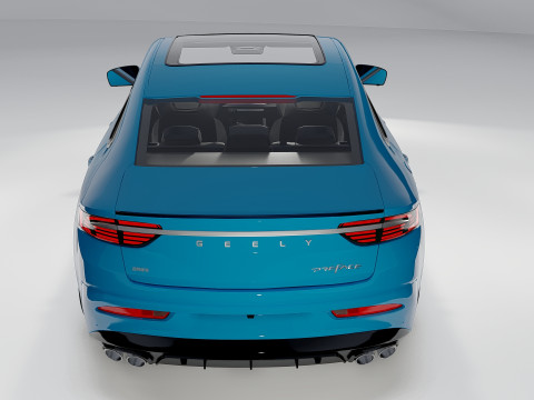 Geely Preface 3D मॉडल