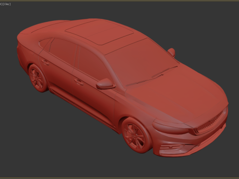 Geely Preface 3D मॉडल