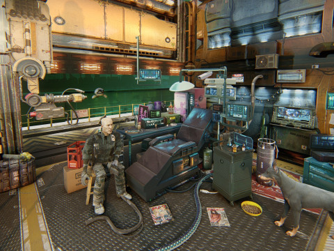 Cyberpunk Survival Hideout 3D मॉडल