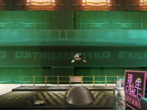Cyberpunk Survival Hideout 3D मॉडल