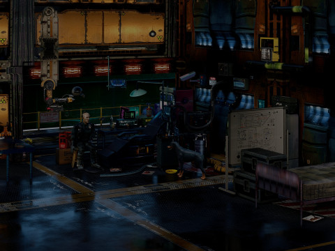 Cyberpunk Survival Hideout 3D मॉडल