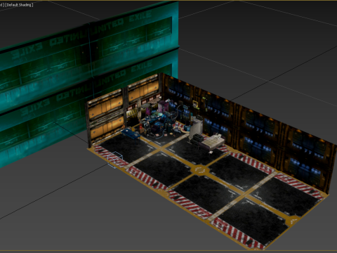 Cyberpunk Survival Hideout 3D मॉडल