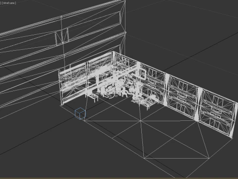 Cyberpunk Survival Hideout 3D Model