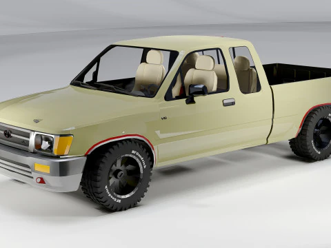 Toyota Hilux 1988 3D Model