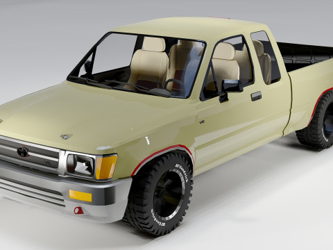 Toyota Hilux 1988 3Dモデル