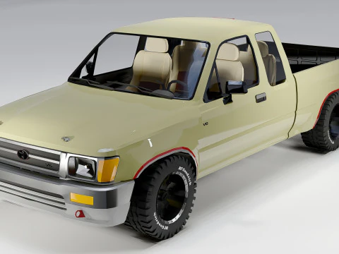Toyota Hilux 1988 3D Model