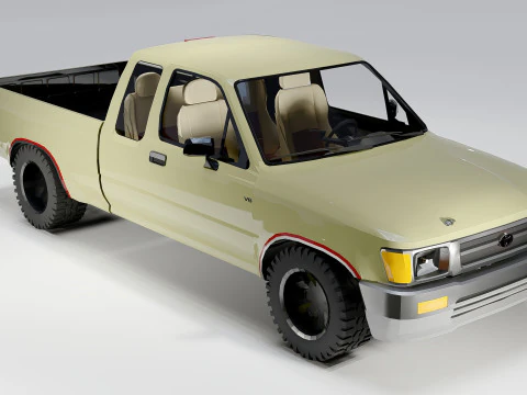 Toyota Hilux 1988 3D Model