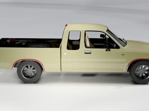 Toyota Hilux 1988 3D Model