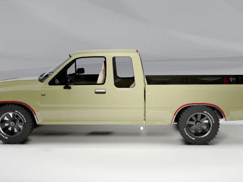 Toyota Hilux 1988 3D Model