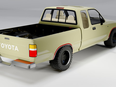 Toyota Hilux 1988 3Dモデル