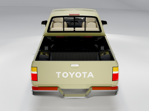Toyota Hilux 1988 3Dモデル