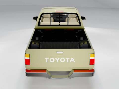 Toyota Hilux 1988 3D Model