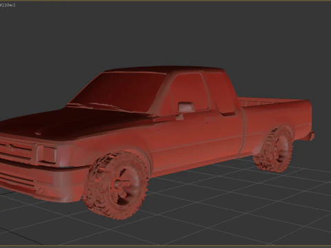 Toyota Hilux 1988 3D Model