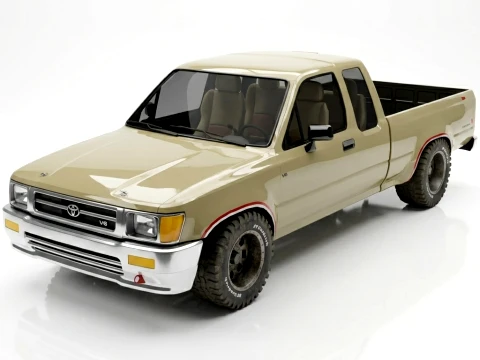 Toyota Hilux 1988 3D Model