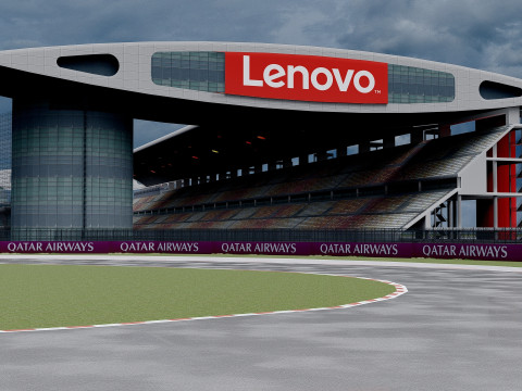 Shanghai International Circuit GP 3D Model