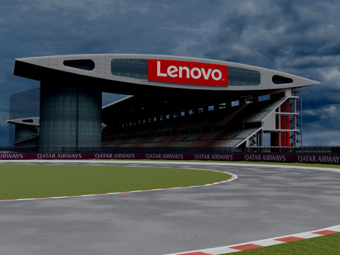 Shanghai International Circuit GP Modelo 3D