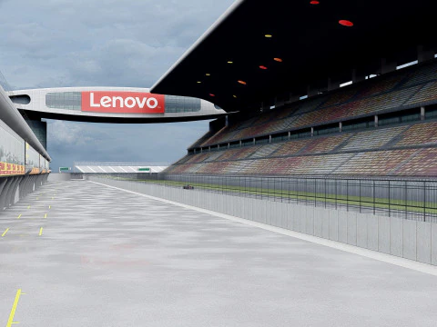 Shanghai International Circuit GP 3D Model