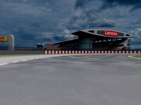 Shanghai International Circuit GP Modelo 3D