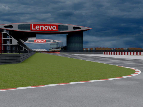 Shanghai International Circuit GP 3D Model