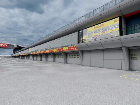 Shanghai International Circuit GP 3D Model