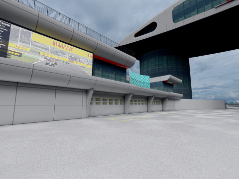 Shanghai International Circuit GP Modelo 3D