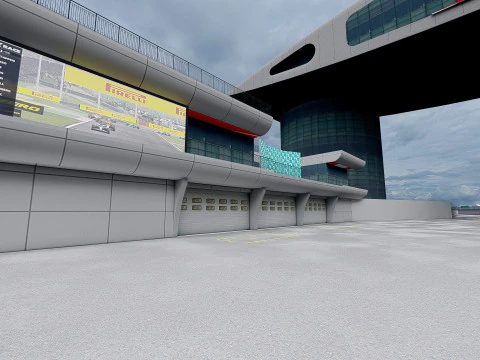Shanghai International Circuit GP 3D Model