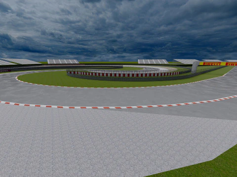 Shanghai International Circuit GP 3D Model