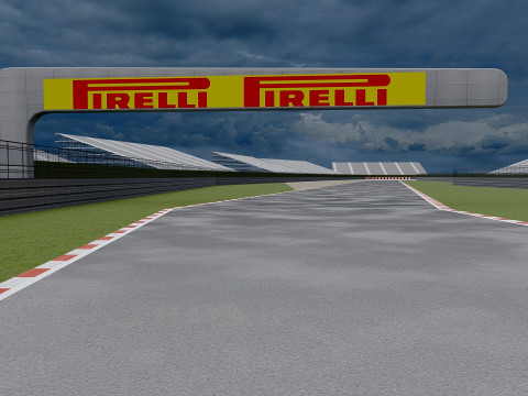 Shanghai International Circuit GP Modelo 3D