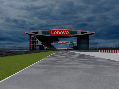 Shanghai International Circuit GP Modelo 3D