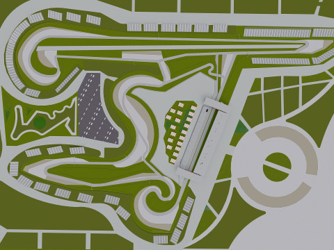Shanghai International Circuit GP Modelo 3D