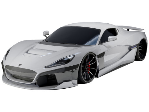 Rimac Nevera Modelo 3D