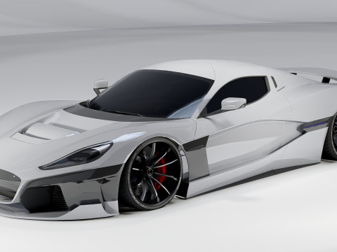 Rimac Nevera 3D Model