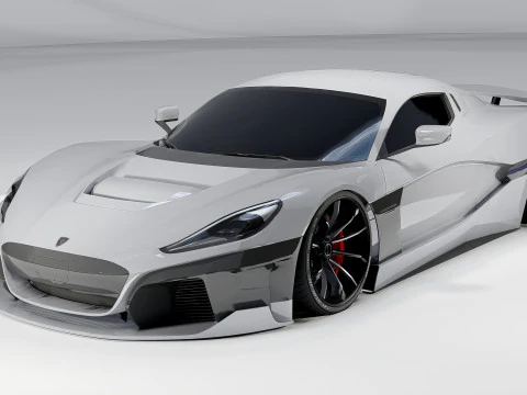 Rimac Nevera 3D Model