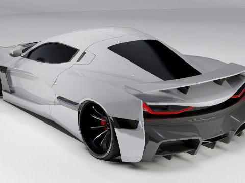 Rimac Nevera 3D Model