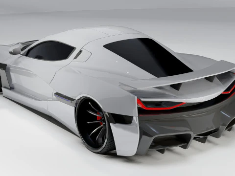 Rimac Nevera 3D Model