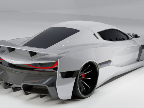 Rimac Nevera 3D Model