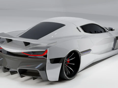 Rimac Nevera 3D Model