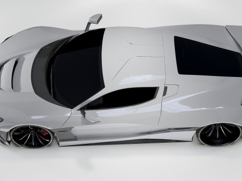 Rimac Nevera 3D Model
