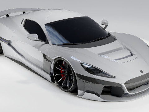 Rimac Nevera 3D Model