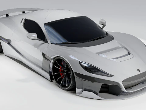 Rimac Nevera 3D Model