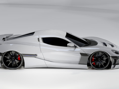 Rimac Nevera 3D Model
