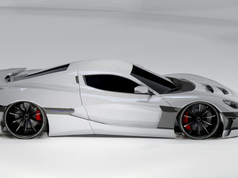 Rimac Nevera 3D Model