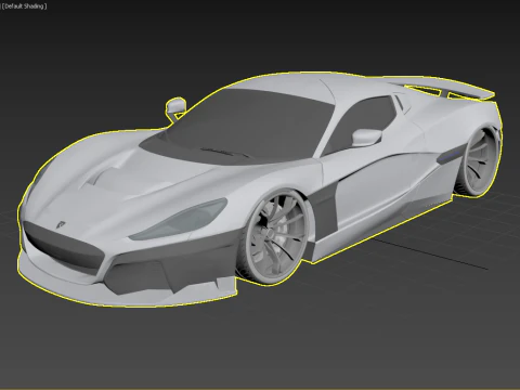 Rimac Nevera 3D Model