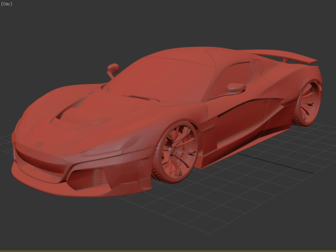 Rimac Nevera 3D Model
