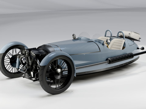 MG Morgan 3 Wheeler 3Dモデル