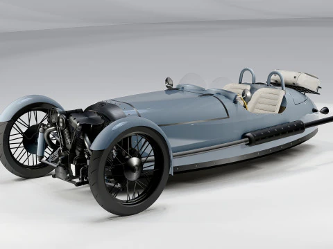 MG Morgan 3 Wheeler 3D Model