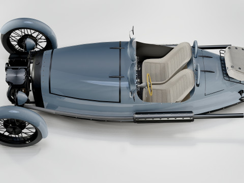 MG Morgan 3 Wheeler 3Dモデル