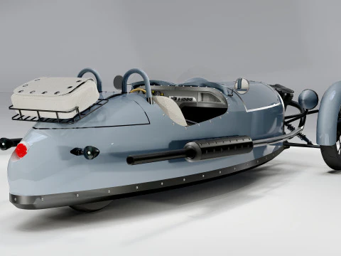 MG Morgan 3 Wheeler 3D Model