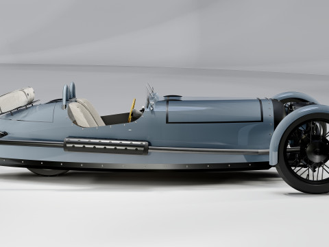 MG Morgan 3 Wheeler 3Dモデル