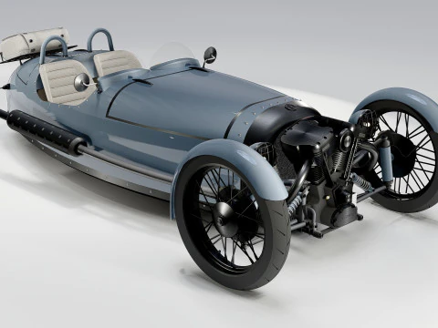 MG Morgan 3 Wheeler 3D Model